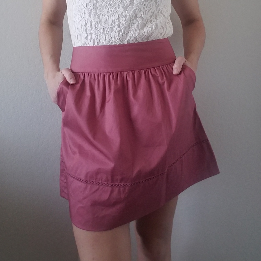 LOFT Pink Skirt 00